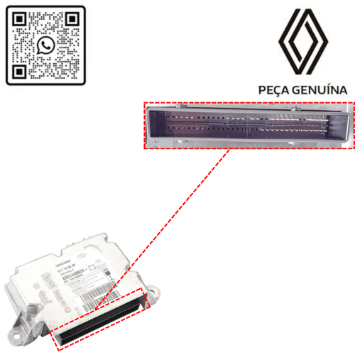 RN 448824 8201448824 MODULO DO AIR BAG 3